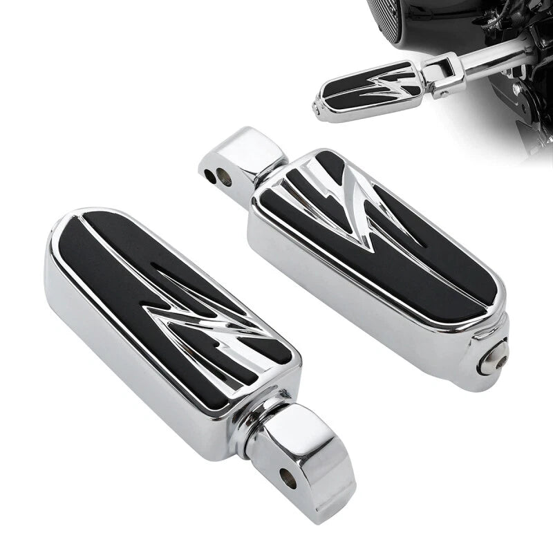 Chrome Passenger Pegs for Harley Softail Heritage Classic (2018-2025)