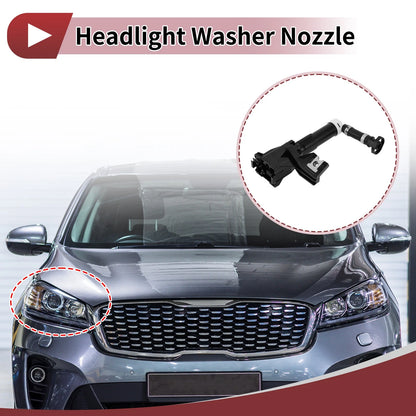 Front Passenger Side Headlight Washer Nozzle for Toyota Land