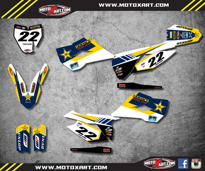 Custom Graphic Kit for Husqvarna TC 85 (2014-2017) - NIMBLE Style Stickers
