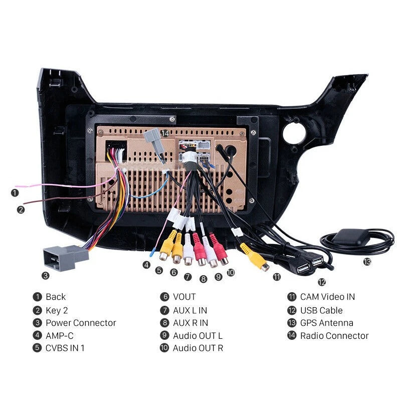 10.1" Android 8.1 GPS Radio Stereo for Honda Accord (2007-2013)