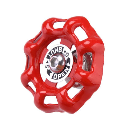 Red Car Interior Central Control Knob Water Valve Button Cover Decor (1 pc)