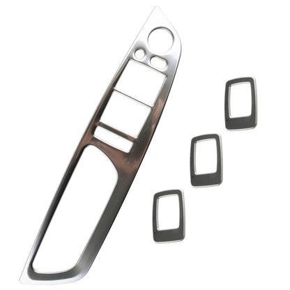 Stainless Steel Window Switch Cover Trim for BMW X5 E70, X6 E71 (2007-2014)