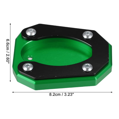1 Set Kickstand Side Stand Plate Pad Green for Kawasaki Zx4rr (2023–2023)