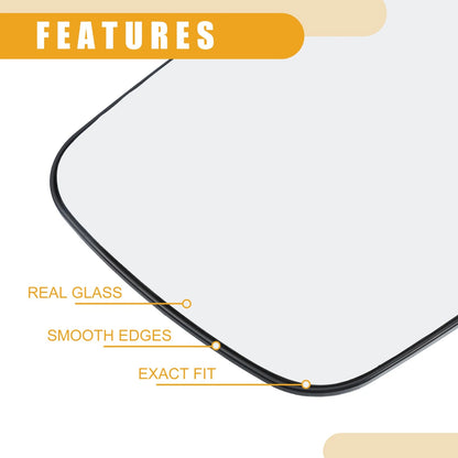Right Side Rear View Mirror Glass for Land Rover LR4 (2010-2013)