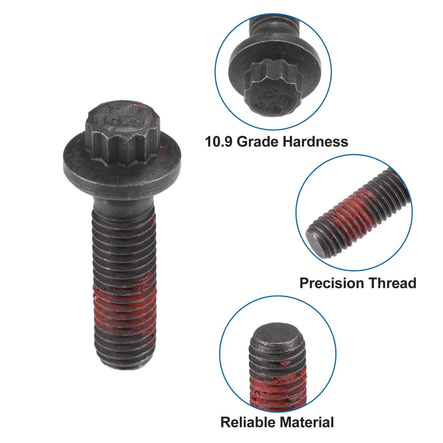 3 x Starter Mounting Bolts for Dodge Ram 2500 (2003 - 2006)