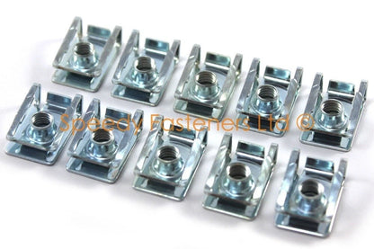 28x Completo Sottoscocca Clip Molla Punte Dado m5 5mm for Lotus Elise VX220