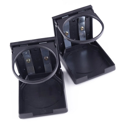 2 x Foldable Car Drink Holder for Universal Use (No Year)