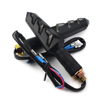 2 x Universal Motorcycle 12V LED Amber Turn Signal Lights for Make & Model