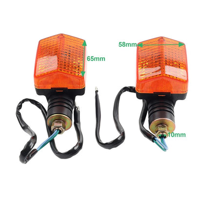 Pair Turn Signal Indicator Lights for Honda XR250L XR650L CB125 Twin