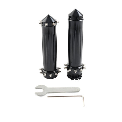 1'' Spikes Motorcycle Hand Grips for Harley Touring Dyna Softail