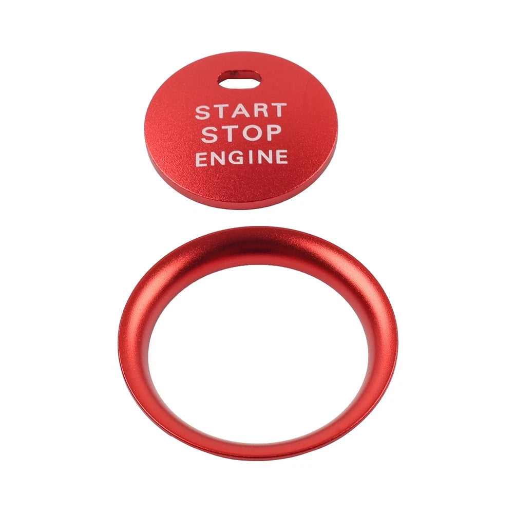 Red Engine Start Push Button Cover Ring Trim for Mazda 3 6 CX-5 (2003-2023)