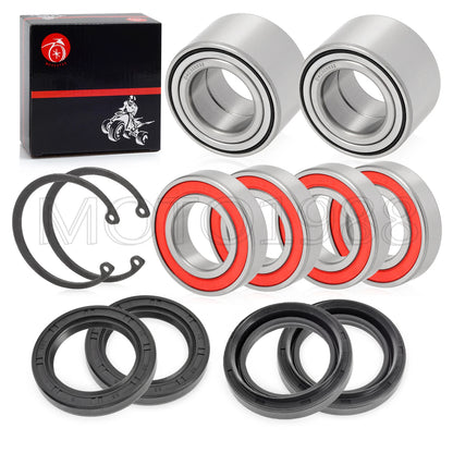 Front Rear Wheel Bearing Seals for Yamaha Big Bear 400 (2007–2012)