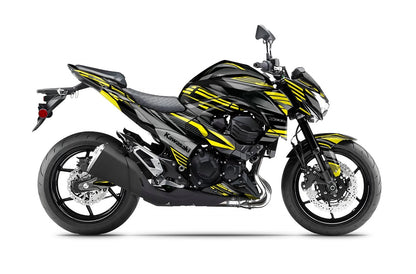 Kawasaki Z400 2017-2023 Strike Yellow Graphics Decals Stickers