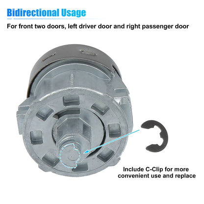 Door Lock Cylinder Tumbler w/Key Set for Ford F150 F250 F350 (2004-2023)