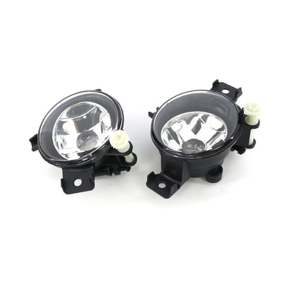 Pair Front Bumper Fog Light Lens Lamp Covers Clear for BMW X5 (2011–2013)