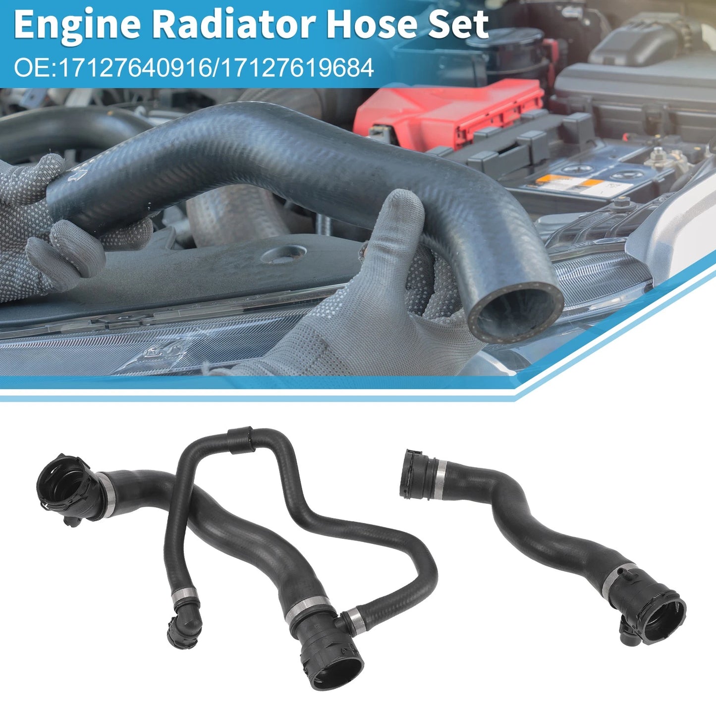 Radiator Hose Set 2.0L Engine for BMW 528i (2012 - 2016)
