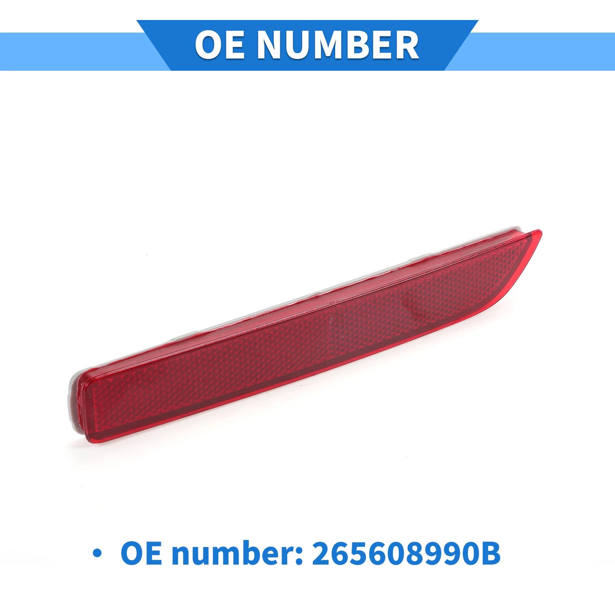 Rear Right Bumper Reflector for Nissan Murano (2016-2023) Red