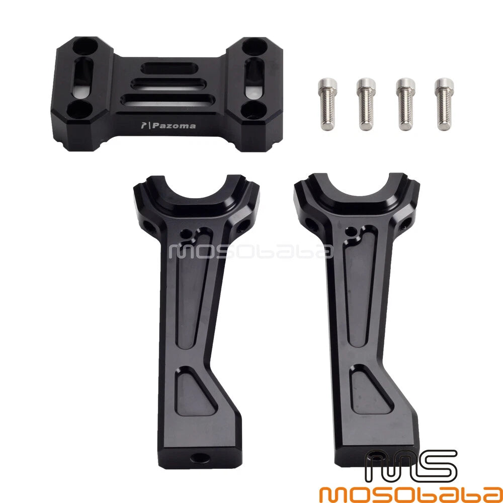 Tall Handlebar Risers w/Top Clamp Cover for Harley Pan America 1250 (2021-2023)