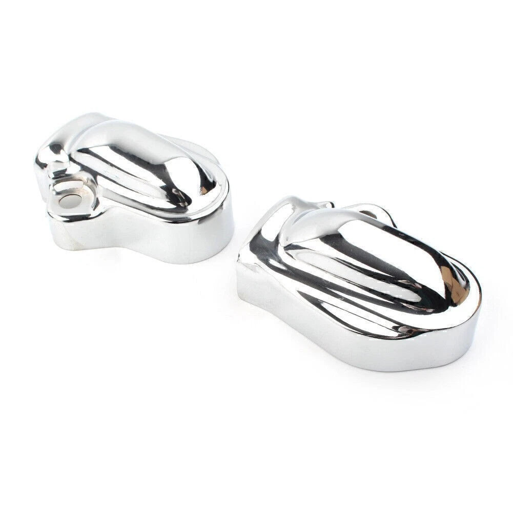 Chrome Rear Axle Nut Covers for Harley V-Rod VRSC Muscle VRSCF (2002-2017)