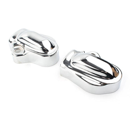 Chrome Rear Axle Nut Covers for Harley V-Rod VRSC Muscle VRSCF (2002-2017)