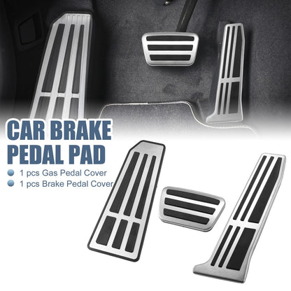 3 x Foot Pedal Brake Gas Footrest Pedals for Toyota Automatic