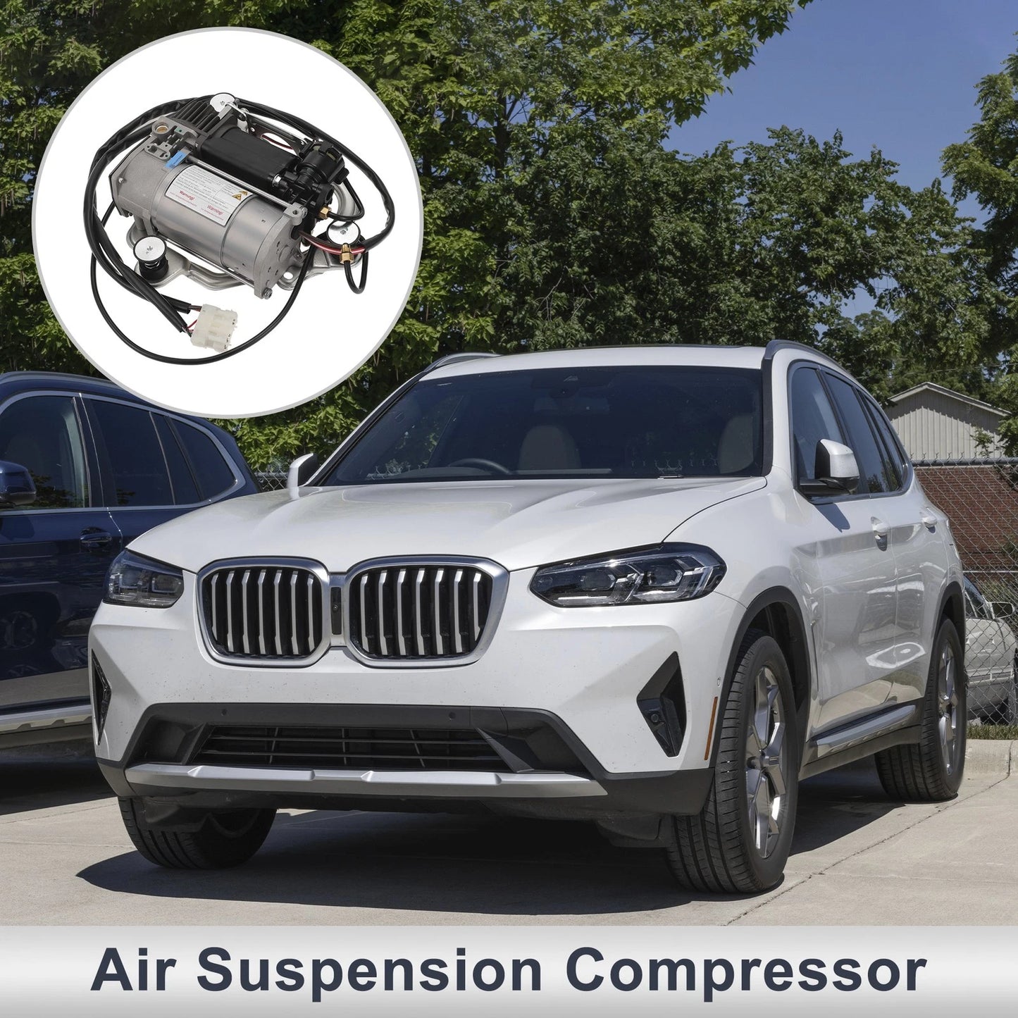 Air Suspension Compressor for BMW X5 (2000-2006) 1 x Compressor Unit
