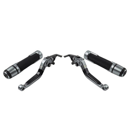 Extendable Brake Clutch Levers & Handlebar Grips for Suzuki GSXR750
