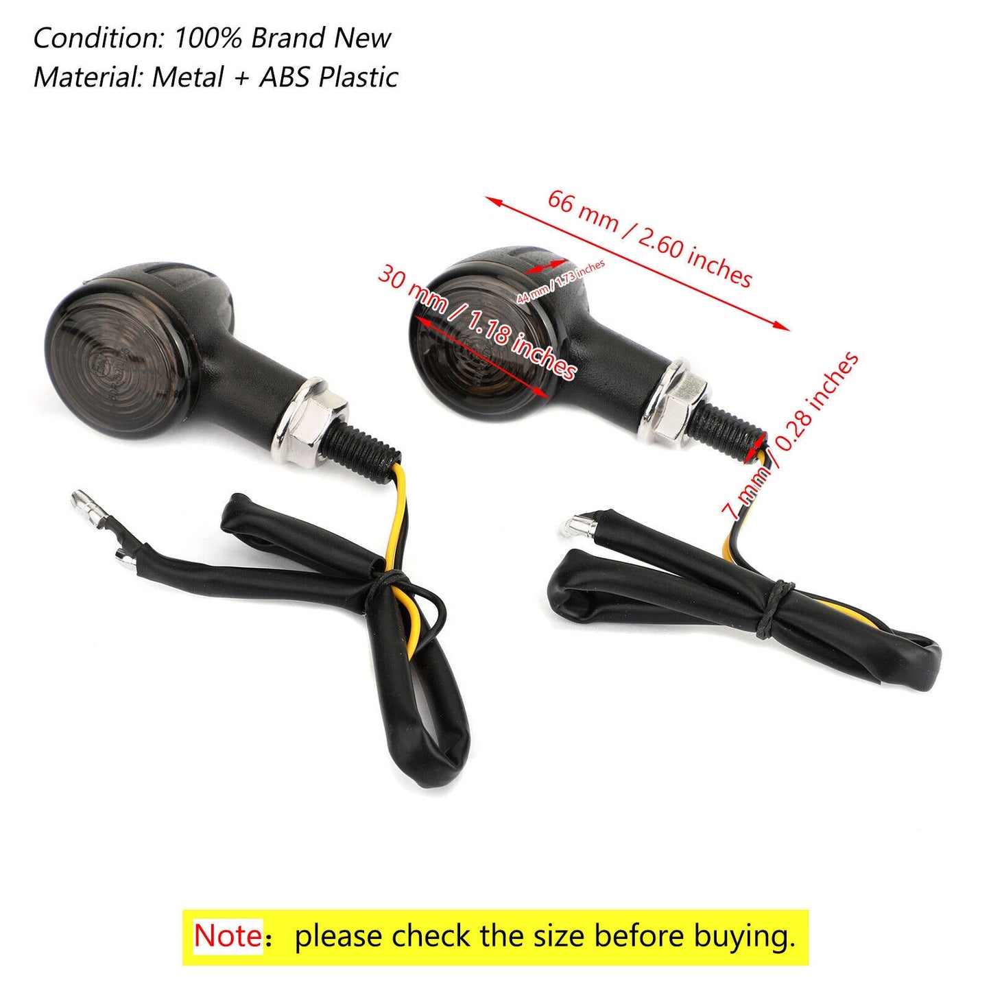 Indicator Turn Signal Light for Universal Motorcycle (2020-2023)