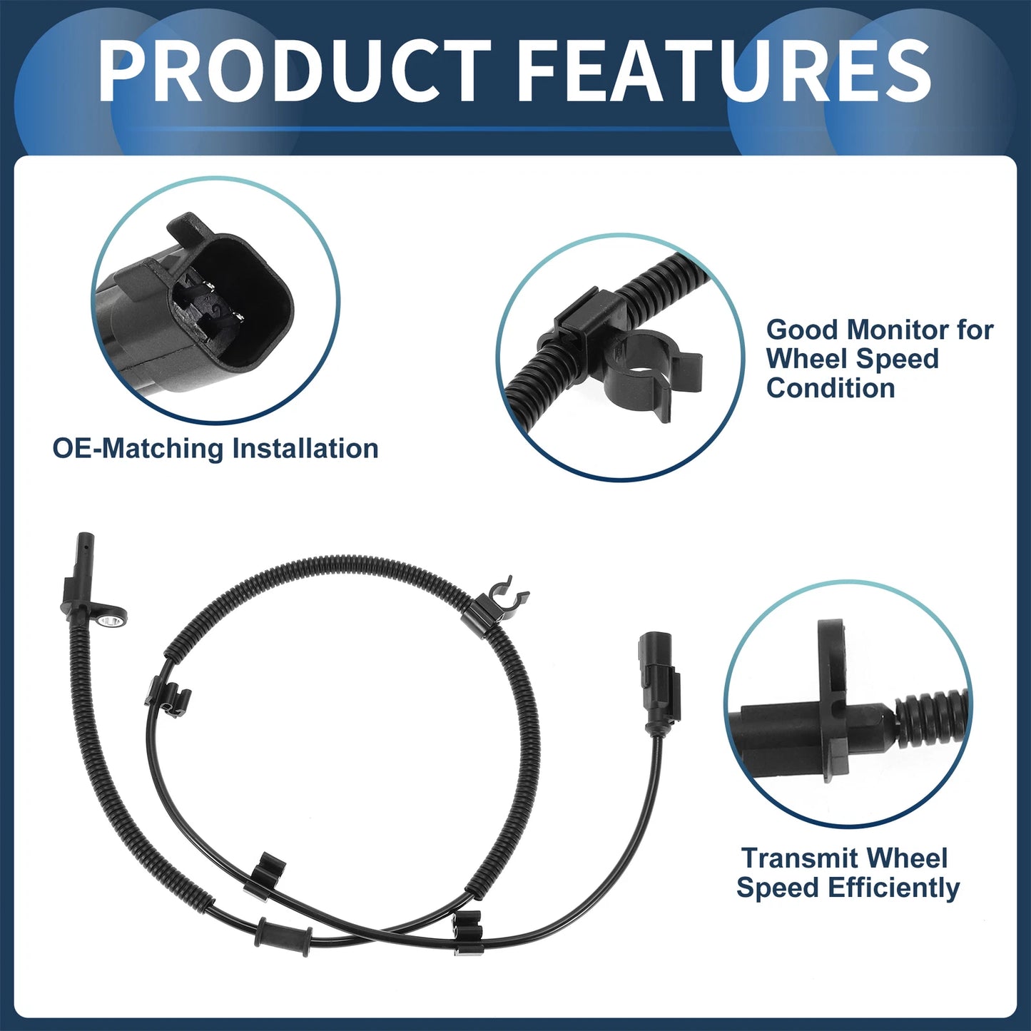 ABS Wheel Speed Sensor for Ford E-150 (2015-2021)