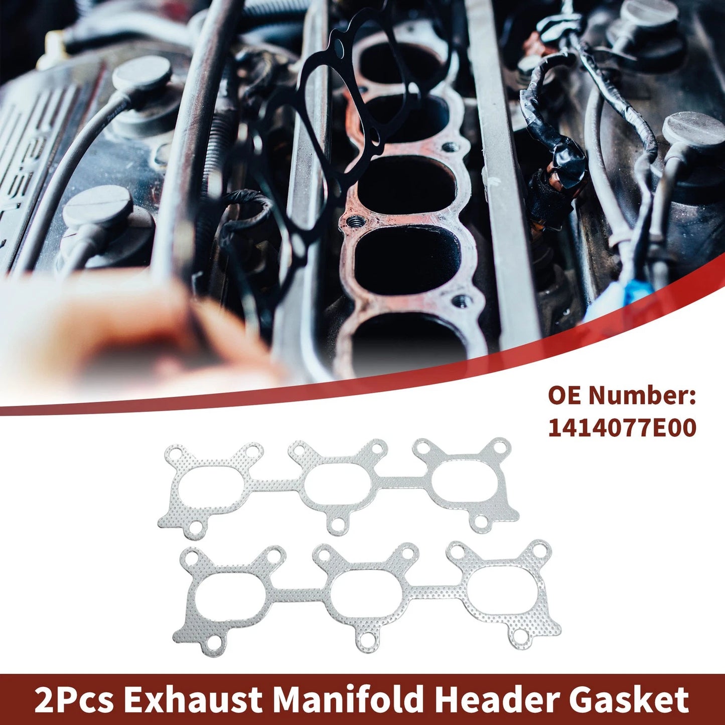 Exhaust Manifold Header Gasket for Chevrolet Tracker (2000 - 2002)