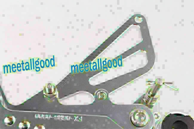 CNC Racing Footpeg for Yamaha YZF R6 2006-2010 - Silver Anodized Rearset