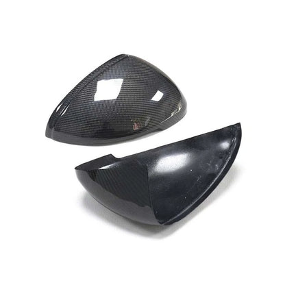 LHD Real Carbon Fiber Adhesive Mirror Shell Trim for Porsche Cayenne 958.1 11-14