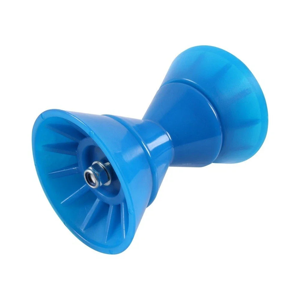 Boat Trailer Top Wheel Kit 4" Blue PU Bow Bell Roller for Trailers