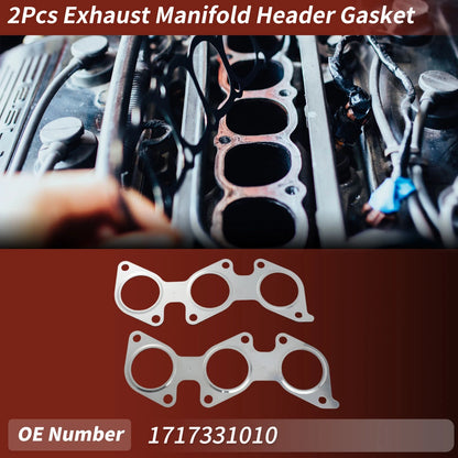 Exhaust Manifold Header Gasket 2 x for Toyota Tacoma (2006-2014)