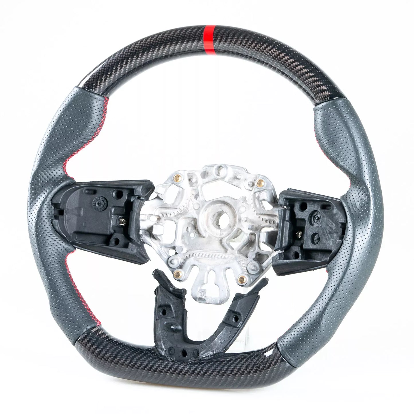 Flat Bottom Carbon Leather Steering Wheel for Mini F54 F55 F56 F57 F60 F61 (2014-2023)