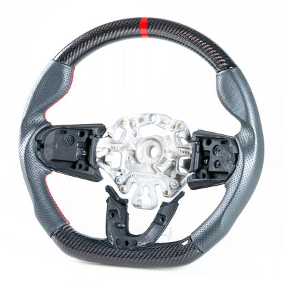 Flat Bottom Carbon Leather Steering Wheel for Mini F54 F55 F56 F57 F60 F61 (2014-2023)