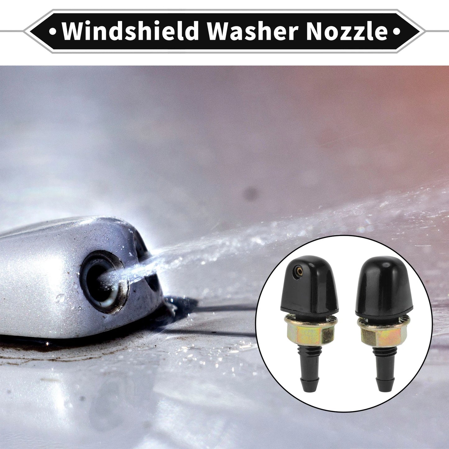 Rear Wiper Washer Nozzle Spray Jet for Honda CR-V (2002-2011)