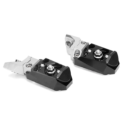 Silver Aluminum Wide Foot Pegs for BMW R1200GS R1250GS GS ADV (2013-2023)