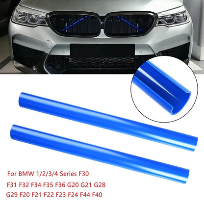 2x Front Grille Trim Tube for BMW F10 F30 F32 F20