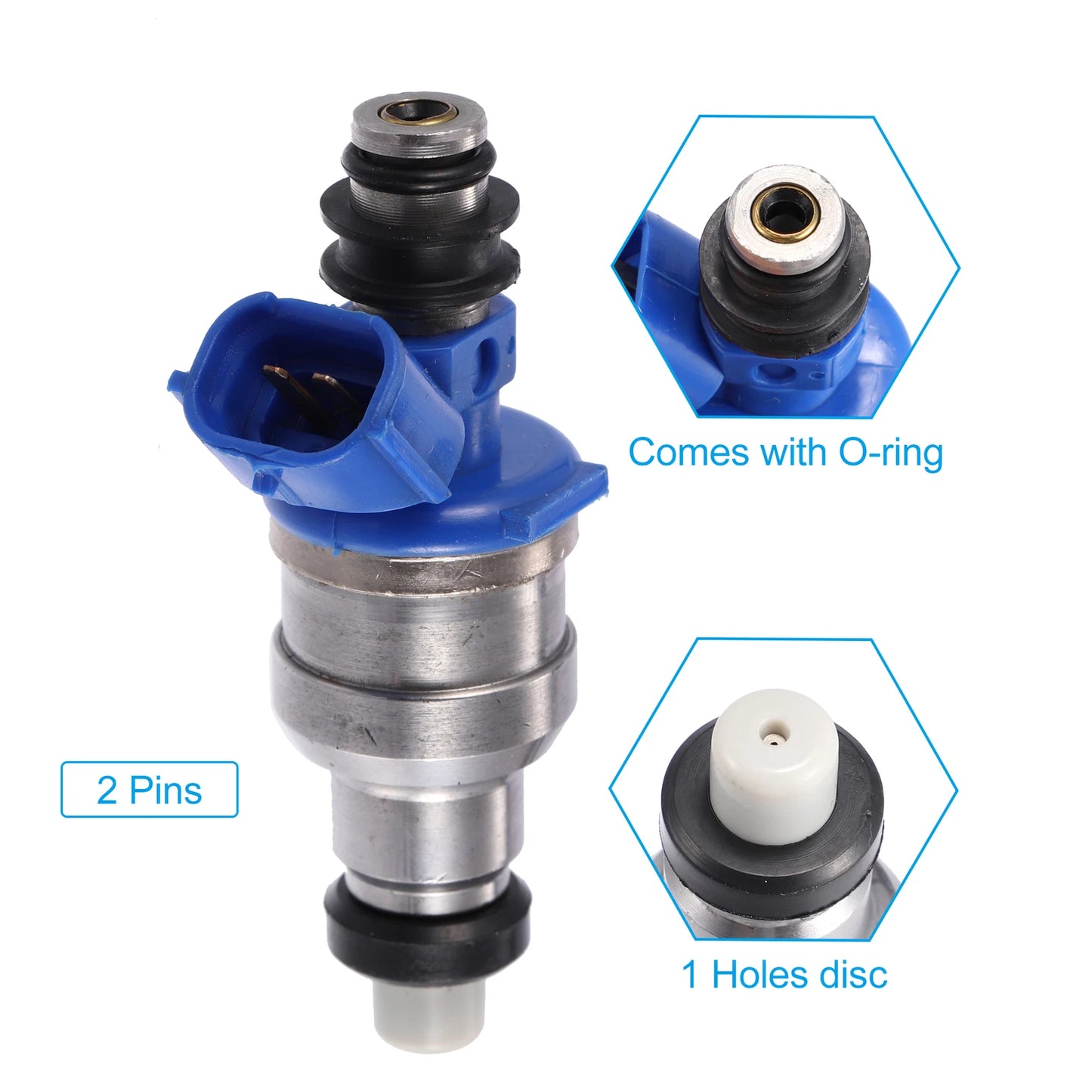 4 x Fuel Injectors for Mazda Miata 1.6L & Ford Probe 2.2 (1990-1993)
