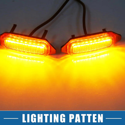 LED Front Grille Lights for Toyota RAV4 (2019-2022) Amber