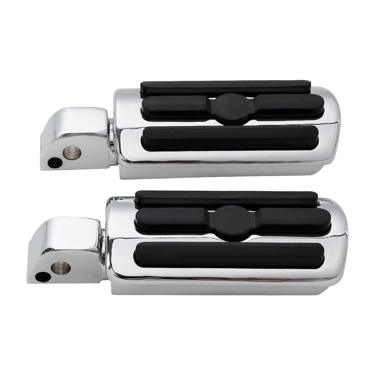 Chrome Rear Foot Pegs for Harley FXFB Fat Bob 2018-2025 ()