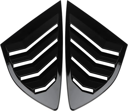 Pair / Rear Side Window Louvers Cover for Ford Fusion Mondeo (2013–2022)