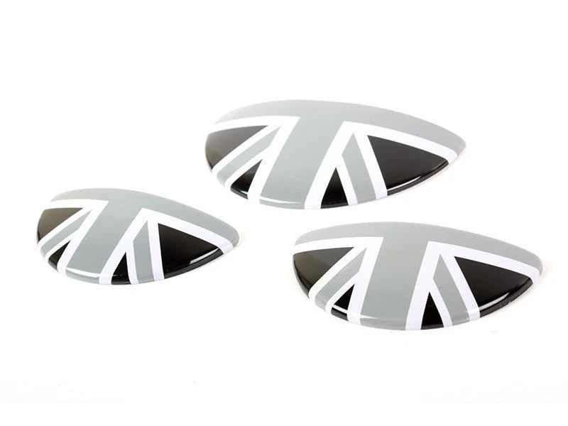 Black Interior Door Handle & Glove Box Cover for Mini Cooper S (2002-2008)