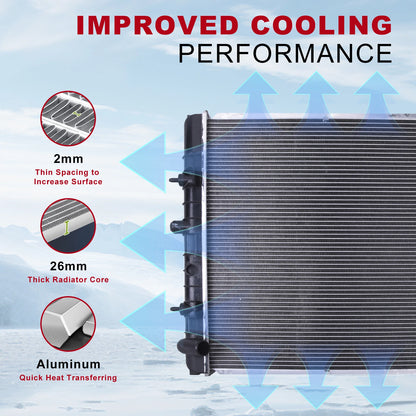 Cooling Radiator for Land Rover Range Rover P38A V8 4.0L 4.6L (1995-2002)