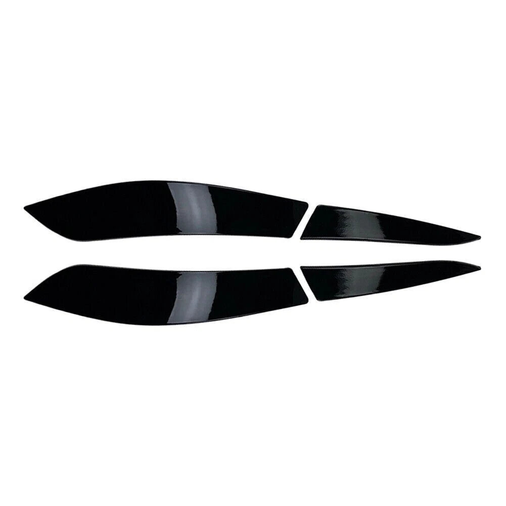 Rear Tail Light Eyebrow Cover Trim for VW Golf 6 MK6 2008-2013 Glossy Black