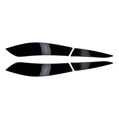 Rear Tail Light Eyebrow Cover Trim for VW Golf 6 MK6 2008-2013 Glossy Black