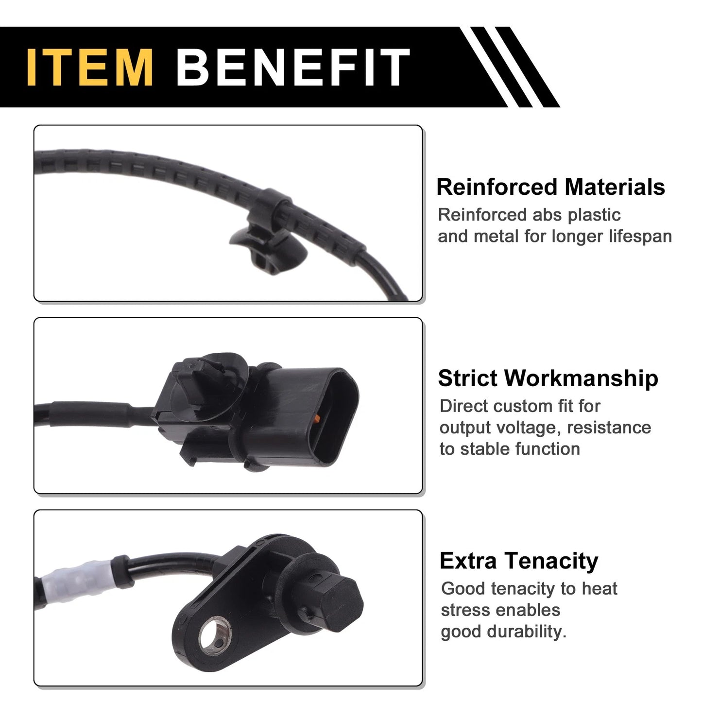 ABS Wheel Speed Sensor for Kia K4 (2014-2017) 1 x Front Left