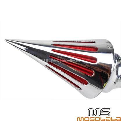 Chrome Air Intake Filter Cleaner for Harley Dyna FatBob FXDF, Street Bob FXDB