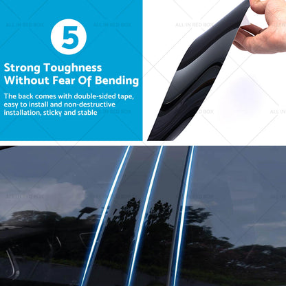 7pcs Pillar Post Cover Trims for Ford Explorer, Sport Trac (2002-2010)